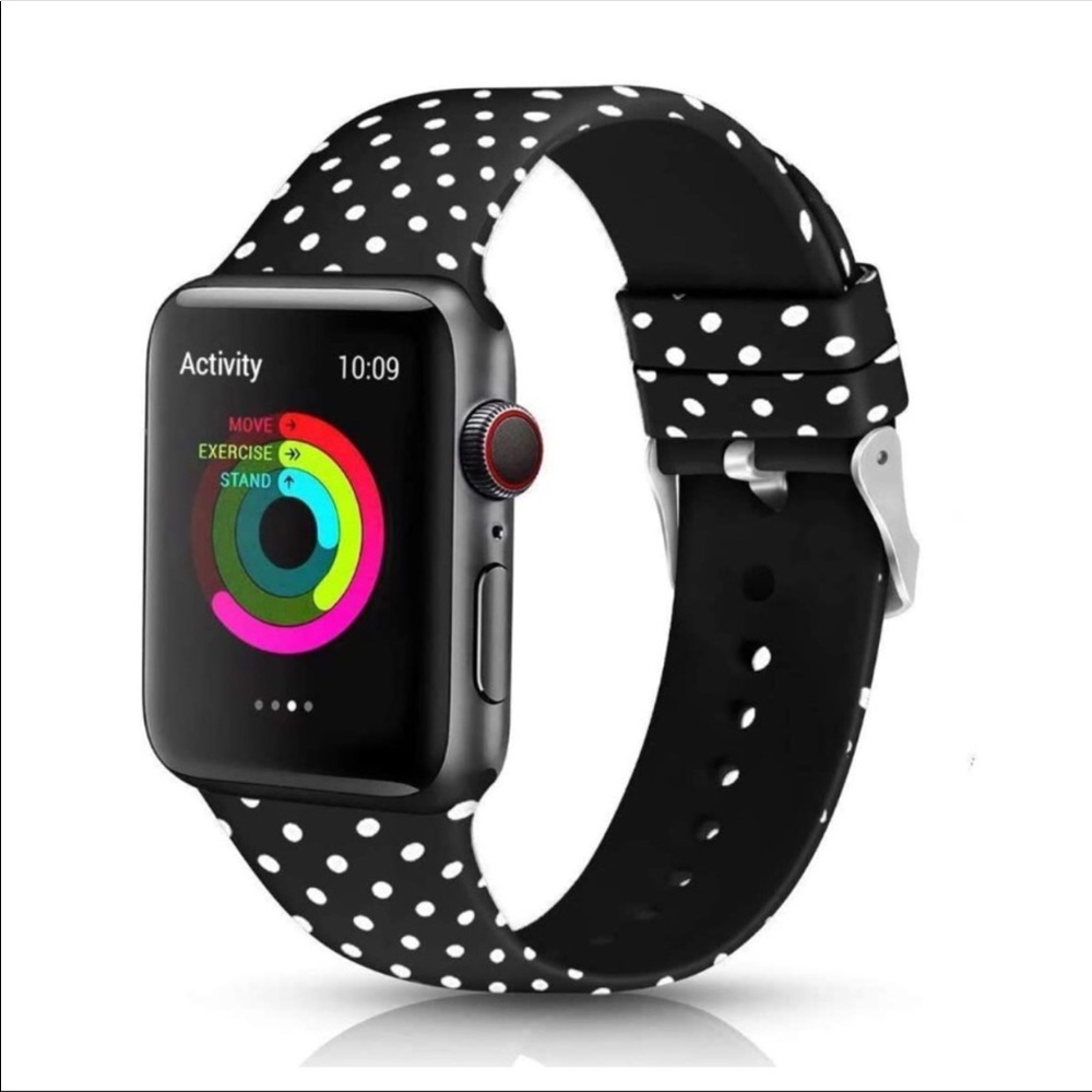 Apple Watch band polka dot  silicone New